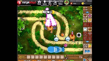 Bloons Tower Defense 5 Jungle Hard Rounds 1-85 No Lives Lost NLL NAPS