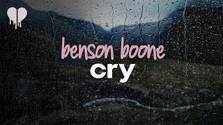 benson boone - cry (lyrics)