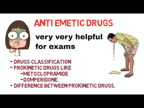 Anti emetic drugs (easy notes) - classification, uses ,differences, adverse effects