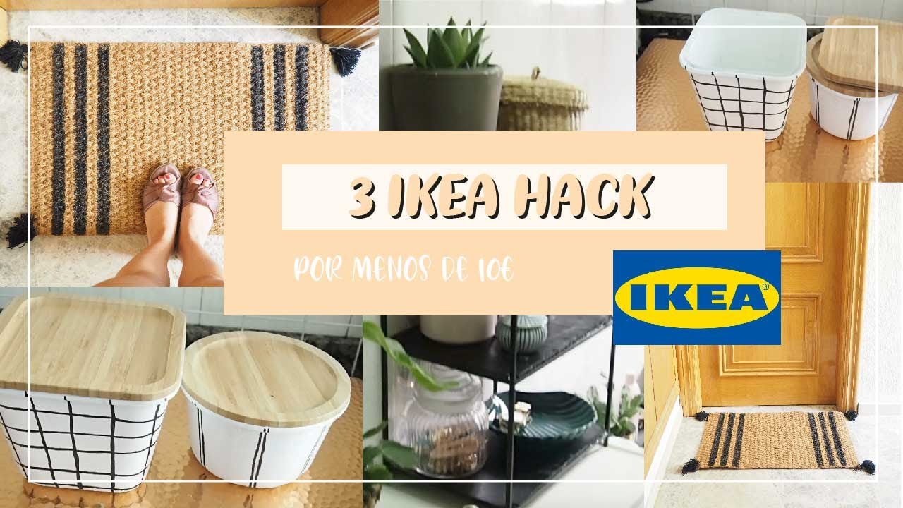 IKEA HACK | TRES DIY con productos de IKEA por menos de 10€😱 (2020)