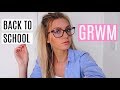 DRUGSTORE BACK TO SCHOOL GRWM | Makeup, Hair &amp; 3 Outfits!