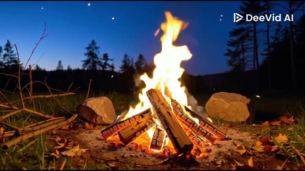 焚き火の音でぐっすり眠れる 【焚き火/癒やし/作業用/BGM/ASMR】 bonfire