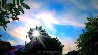 Time Lapse Awan bergerak Sunrise - Malam