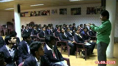 VELTECH MULTITECH DEPT OF INFORMATION TECHNOLOGY  GUEST LECTURE - 14.09.2015