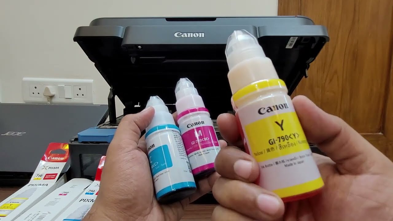 Thay Mực Máy In Phun Màu Canon G3000 / G3010