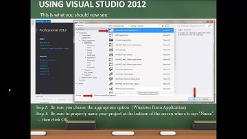 Using Visual Studio 2012