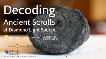 Decoding Herculaneum Papyrus Scrolls using the Diamond Light Source