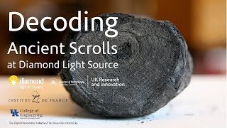 Decoding Herculaneum Papyrus Scrolls using the Diamond Light Source