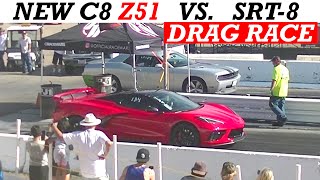 New 2023 Corvette Z51 vs. 2014 Challenger SRT-8