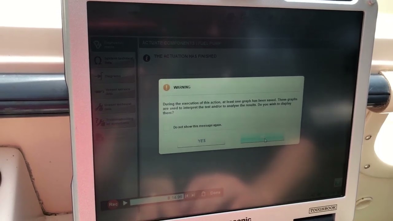 Yamaha Marine Engine Diagnostic Demo on 2002 200HP Outboard