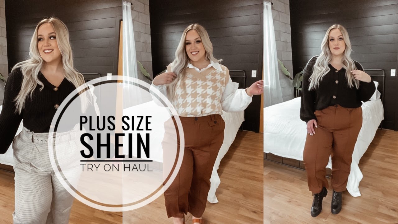 SHEIN CURVE WEAR TO WORK OUTFITS, Plus Size Try On Haul