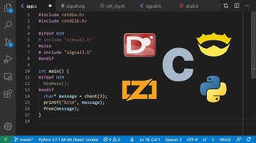Exporting C APIs from Zig, D, and Nim