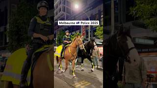 Melbourne Police on Patrol, Elizabeth Street and Flinders Street #walkthrough #beautifulcity