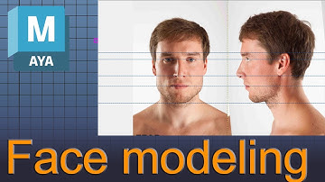 Face Modelling in Maya - Video 1