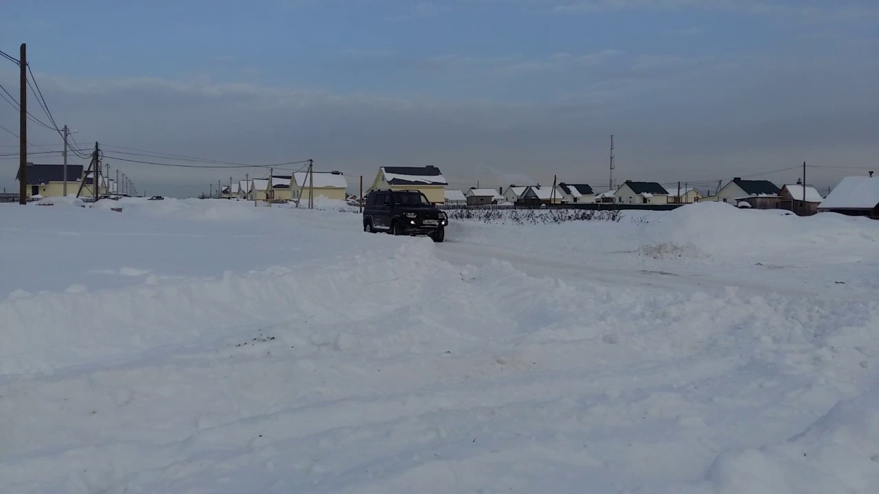 УАЗ Патриот по снегу - YouTube