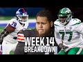 Andrew Thomas, Jedrick Wills & Mekhi Becton Week 14 Breakdown