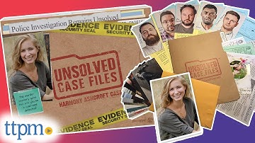 UNSOLVED CASE FILES: Harmony Ashcroft Game from Pressman Review 2021 | TTPM Toy Reviews