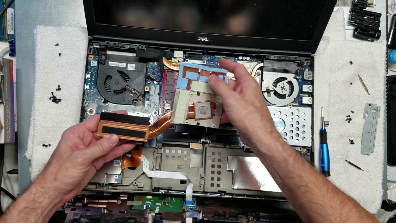 Dell Precision M6800 Core CPU Upgrade - YouTube