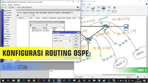 Tutorial Konfigurasi Routing OSPF di Router Mikrotik Menggunakan Virtualbox - Bagian 2