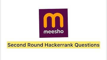Meesho Second Round Exam Questions #meesho #exampattern #hackerrank #thinkcareers143 #coding