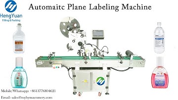 Automatic Plane Labeling Machine, Non-dry Self-adhesive Sticker Label Applicator