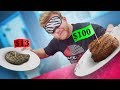 Cheap Vs Expensive Food Blindfold Taste Test Challenge!