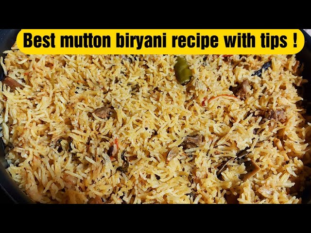 Mutton Biryani Recipe in Tamil | மட்டன் தம் பிரியாணி | 1/2 kg Mutton Dum Biryani | Food Tamil - Samayal & Vlogs