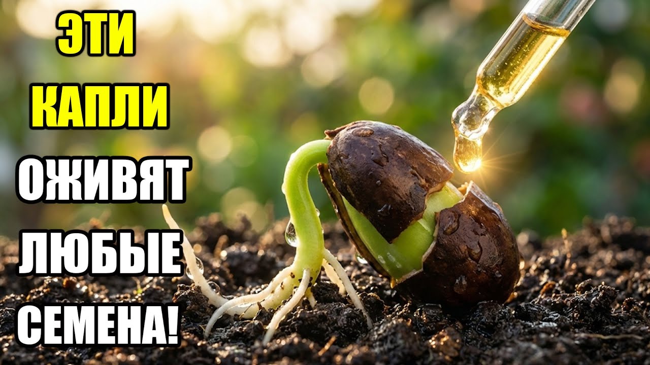 ШОК! Прорастут за 1 день! Пара капель этого раствора оживит даже мертвые семена!