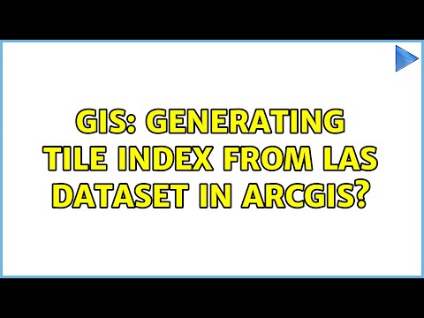 GIS: Generating tile