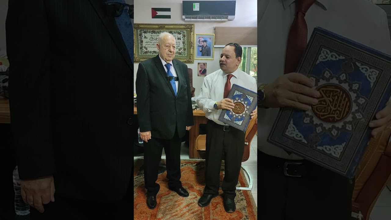 تشرفت اليوم بلقاء البروفسير مجدي عبد اللطيف عميد عمداء عائلات وقف الامير علي جوربجي و عمر مستحفظان