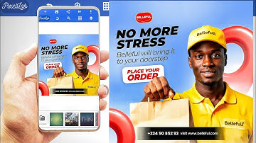 Create Social Media Flyer Design In Pixellab || Mobile Graphic Design Tutorial 