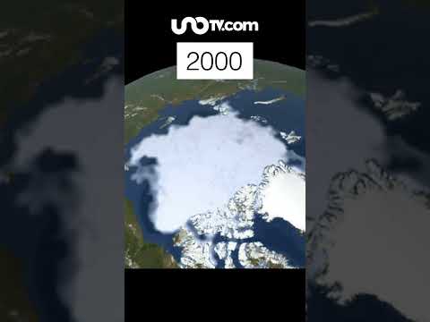 This is how the sea ice of the Atlantic Ocean has decreased