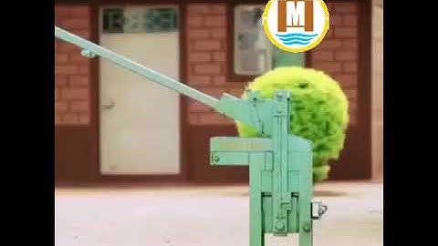 Save money and generate an alternative side income with the Makiga soil block press machine.