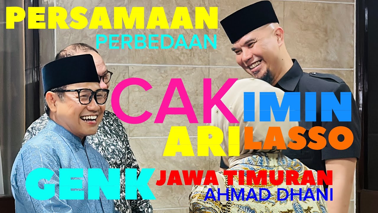 AHMAD DHANI,MA’RUF AMIN,TITO KARNAVIAN,DASCO HINGGA RAFFI AHMAD HALAL BIHALAL DI KEDIAMAN CAK IMIN