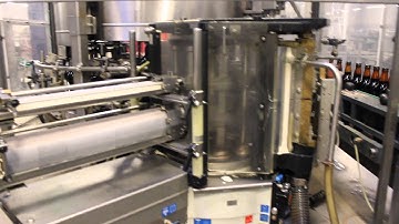 Labelling machine for glass bottles KRONES