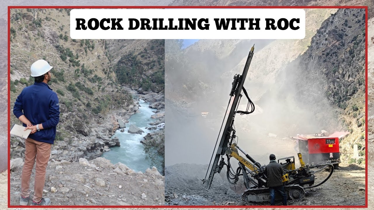 Drilling Of Rock With ROC Machine Excavation Of Rock Through drilling-of-rock-with-roc-machine-excavation-of-rock-through