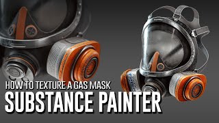 How To Texture a Gas Mask in Substance Painter screenshot 1