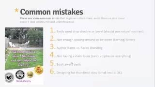 Common book cover design mistakes you should avoid.