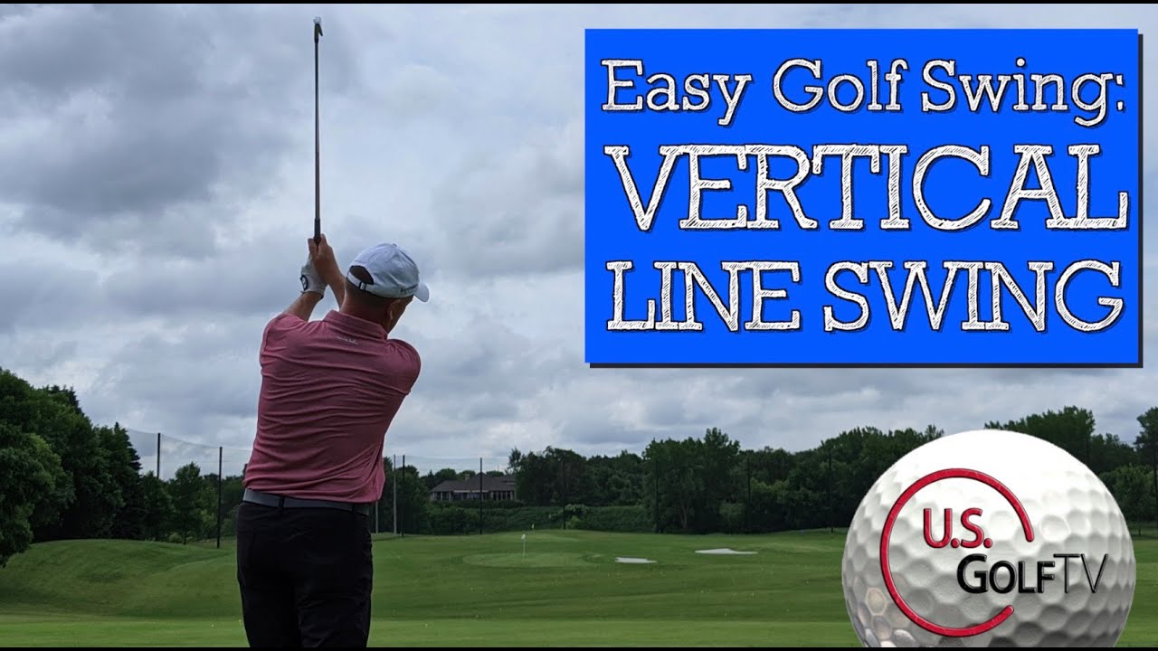 This EASY GOLF SWING for Seniors is Almost Too Effective! (VERTICAL LINE SWING)