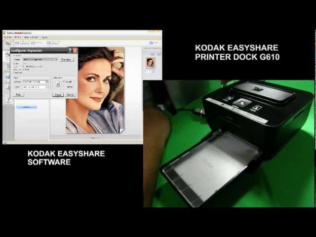 KODAK EASYSHARE PRINTER DOCK G610 - YouTube