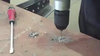 Drilling Hardox 450 with TTP HARD drill bits & CUT IT metal cutting paste