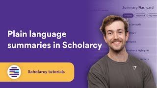 Get a plain-language summary of any paper | Scholarcy's AI-powered article summarizer