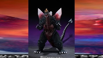A LOOK AT: Godzilla vs. SpaceGodzilla S.H.MonsterArts SpaceGodzilla By Bandai Spirits REVEAL