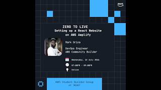 Zero to Live : Setting up a React Website on AWS Amplify
