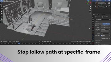 How to add follow path and stop it at specific frame. ||Blender Evaluation Time|| #Blender
