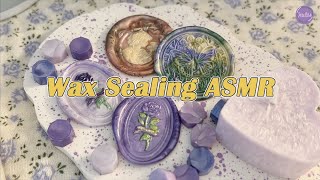 (sub) 매끈매끈 펄 왁스만 쓰는 실링 왁스 🌟 Wax sealing ASMR