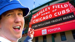 Inside Wrigley Field: Stadium Tour & Drinking Record Challenge