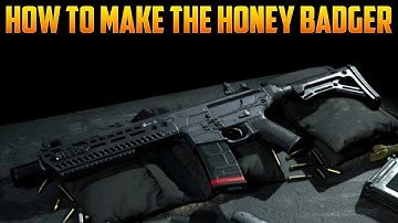 Modern Warfare | How to make the HONEY BADGER from COD GHOSTS [M13 Blueprint] *SECRET WEAPONS*