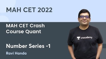 MAH CET Crash Course Quant - Number Series Part 1 | Quantitative Aptitude | Ravi Handa