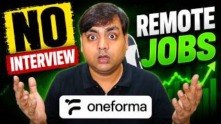 Information OneForma Jobs 2026: Remote AI Jobs With NO Interview News